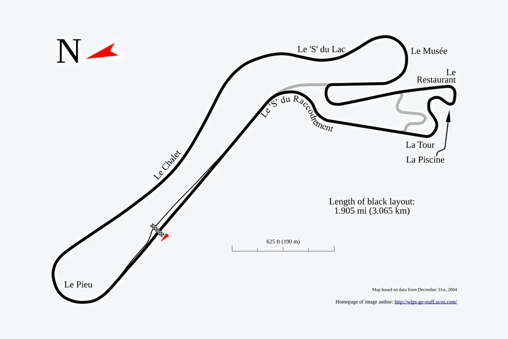 Tracé — Circuit du Mas du Clos