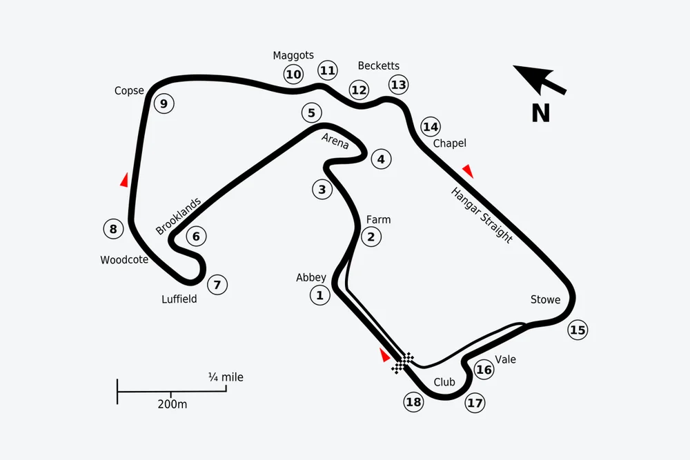 Tracé — Silverstone