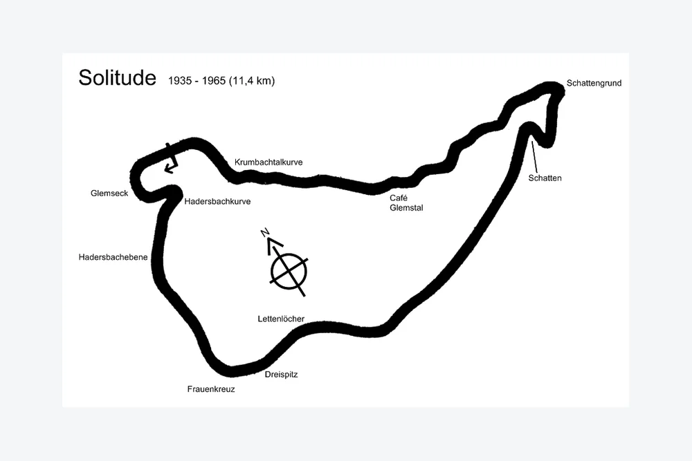 Tracé — Circuit de Solitude
