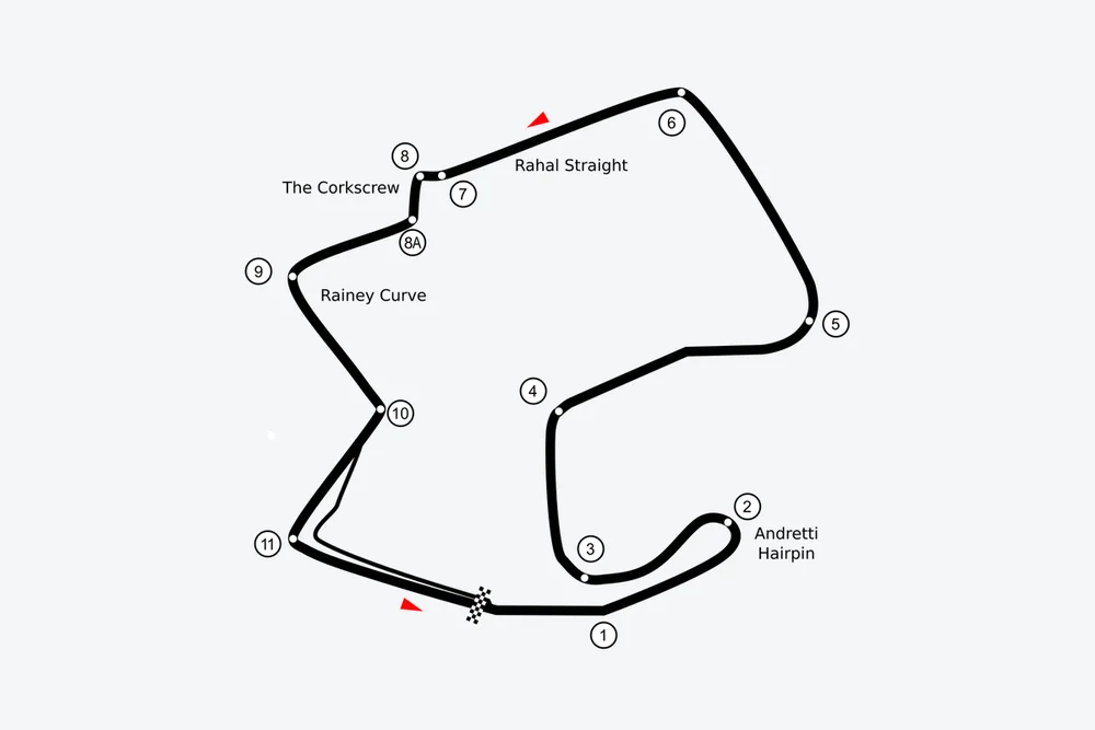Tracé — WeatherTech Raceway Laguna Seca