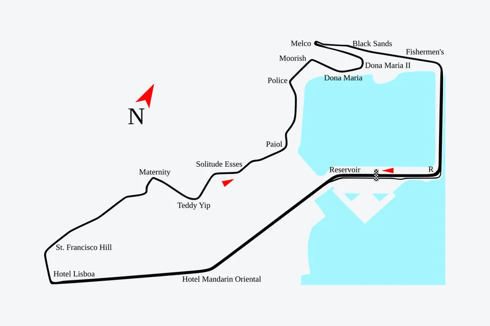 Tracé — Circuit de Guia