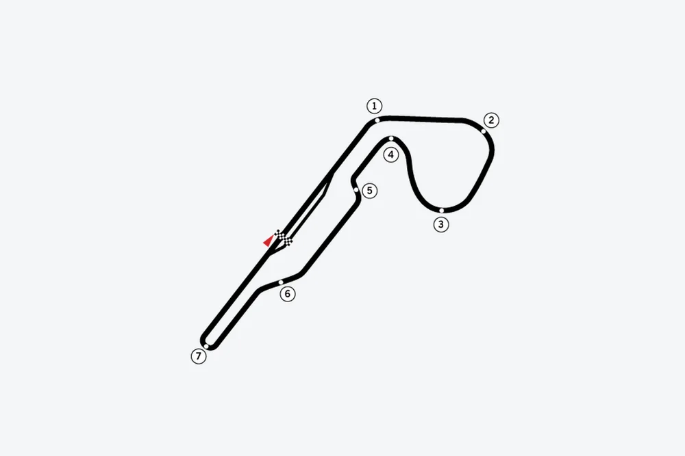 Tracé — Circuit de Nivelles-Baulers