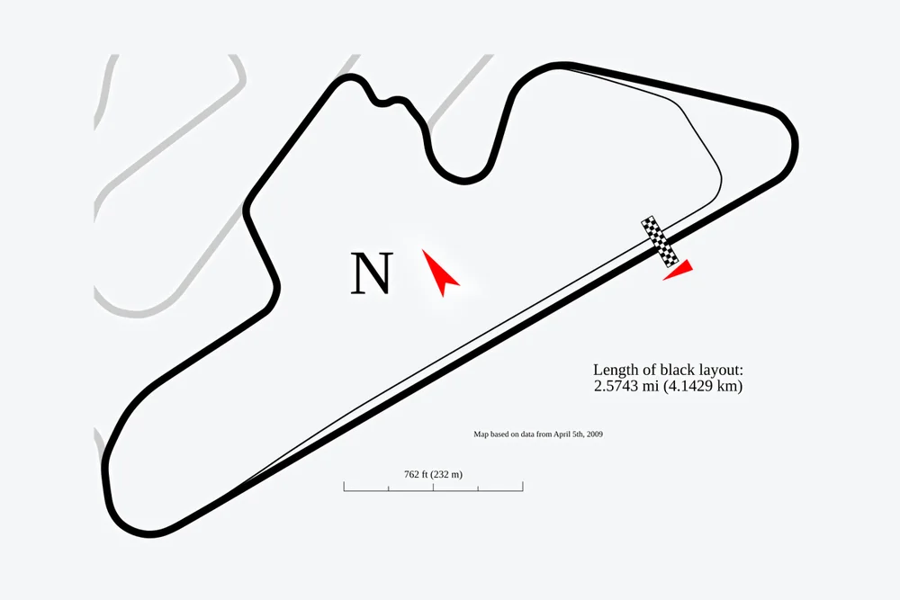 Tracé — Dubai Autodrome