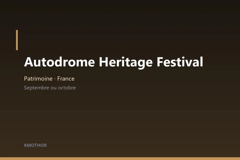 Illustration — Autodrome Heritage Festival