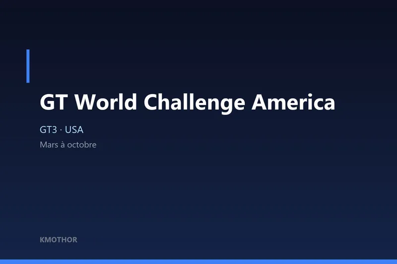 Illustration — GT World Challenge America